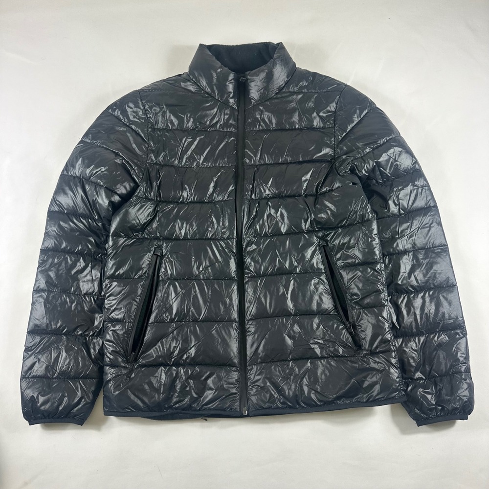 Abercrombie & Fitch Mens Medium Primaloft Packable Puffer Jacket Black‎